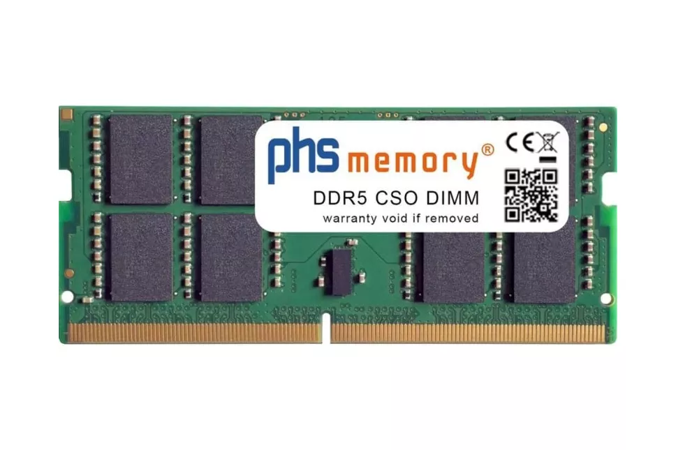 Memoria RAM PHS-memory SP608500 32GB 1x32GB DDR5 6400MHz SO-DIMM unbuffered