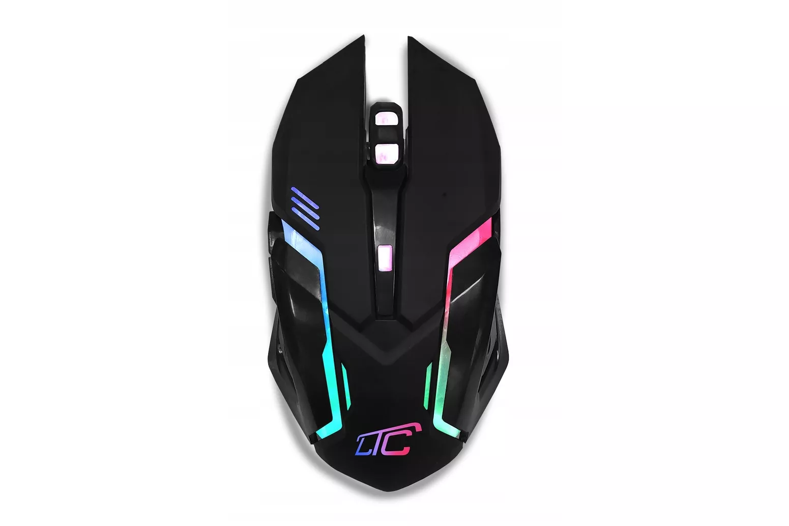 Rat&oacute;n LTC Gaming inal&aacute;mbrico 3200 DPI 6 botones multicolor bater&iacute;a