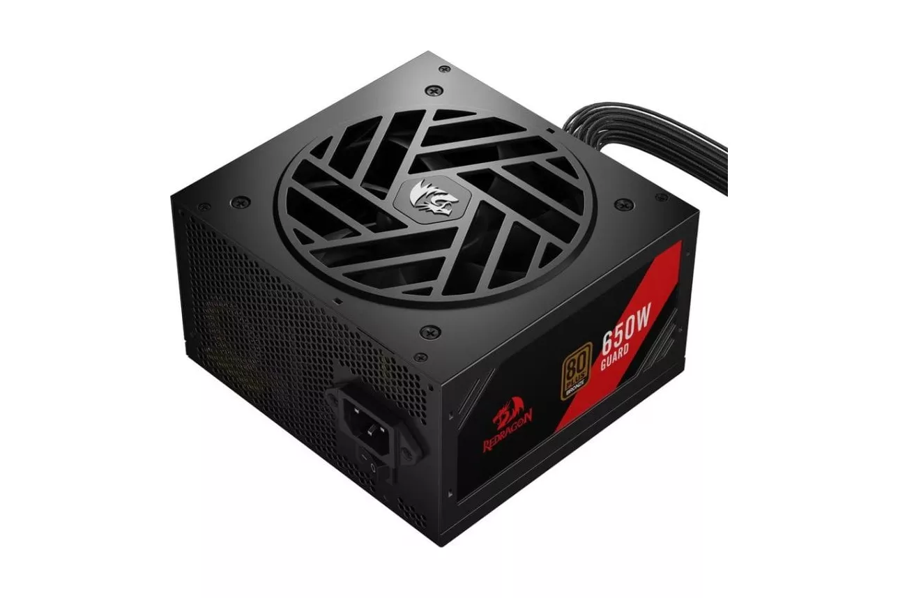 Fuente de alimentaci&oacute;n Redragon GC-GU02 650W Certificaci&oacute;n 80+ Bronze ATX ventilador 120 mm