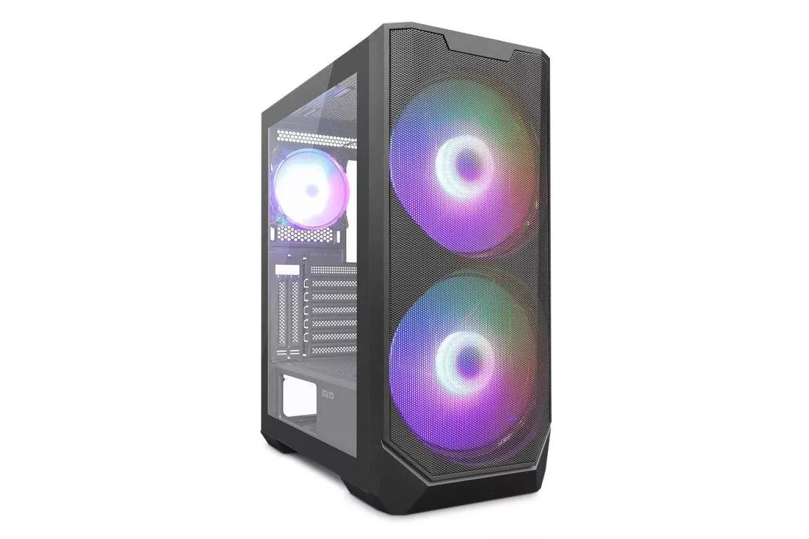 Carcasa ordenador Zolyd Luminon con ventilaci&oacute;n ARGB y soporte E-ATX
