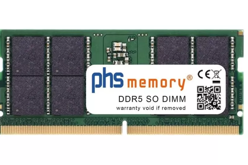 Memoria RAM PHS-memory SP608003 32GB 1x32GB DDR5 5600MHz SO-DIMM para ASUS VivoBook
