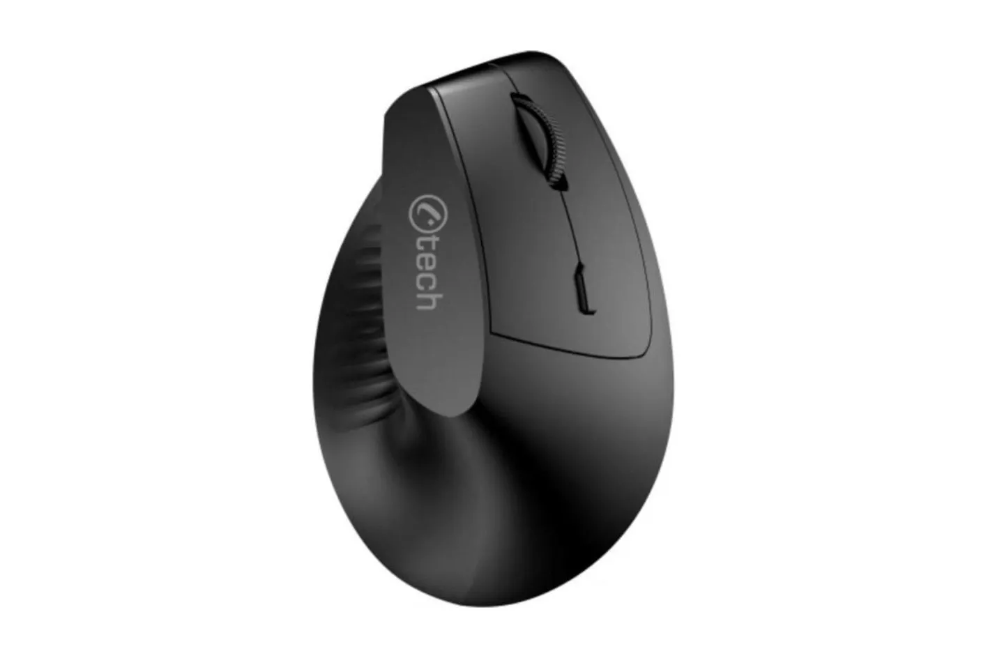 Rat&oacute;n C-Tech VEM-15 inal&aacute;mbrico 1600 DPI negro ergon&oacute;mico 6 botones