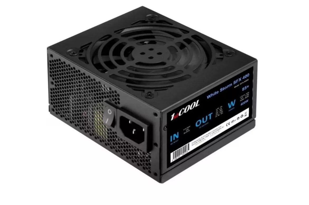 Fuente de alimentaci&oacute;n 1st Cool White Storm SFX 400W 85% eficiencia activa