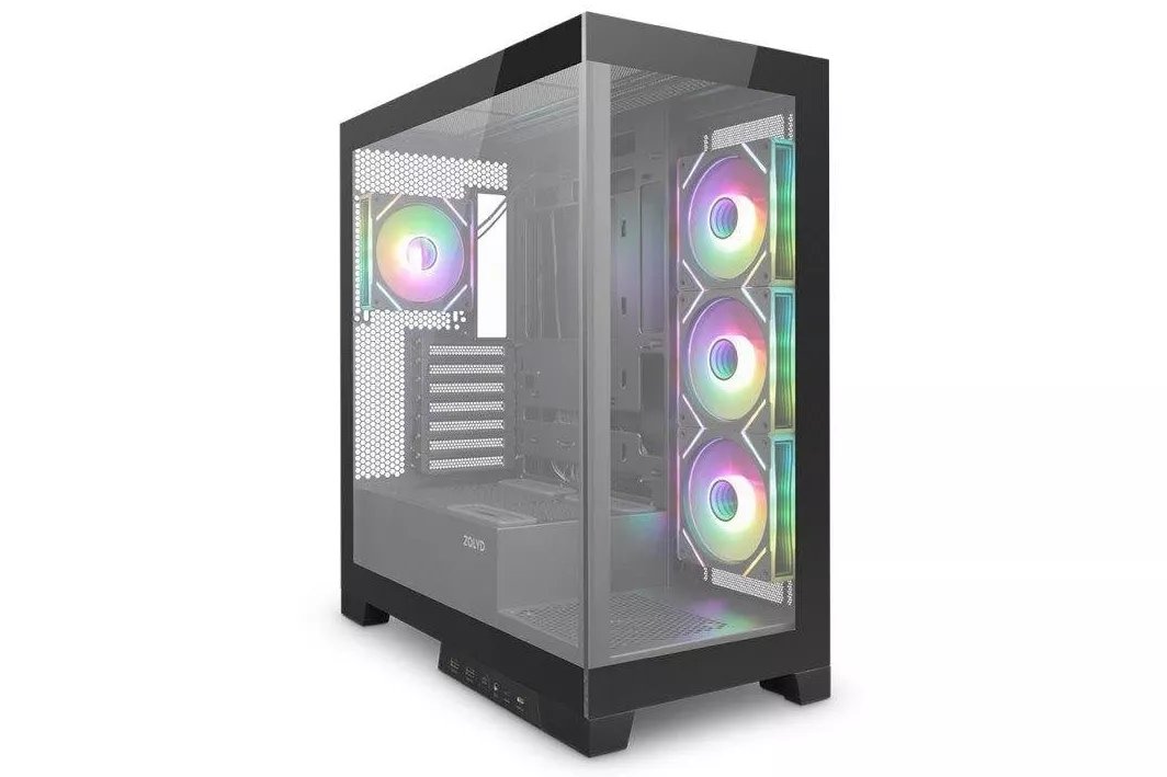 Caja PC ZOLYD Vexora Black ATX Midi Tower ARGB