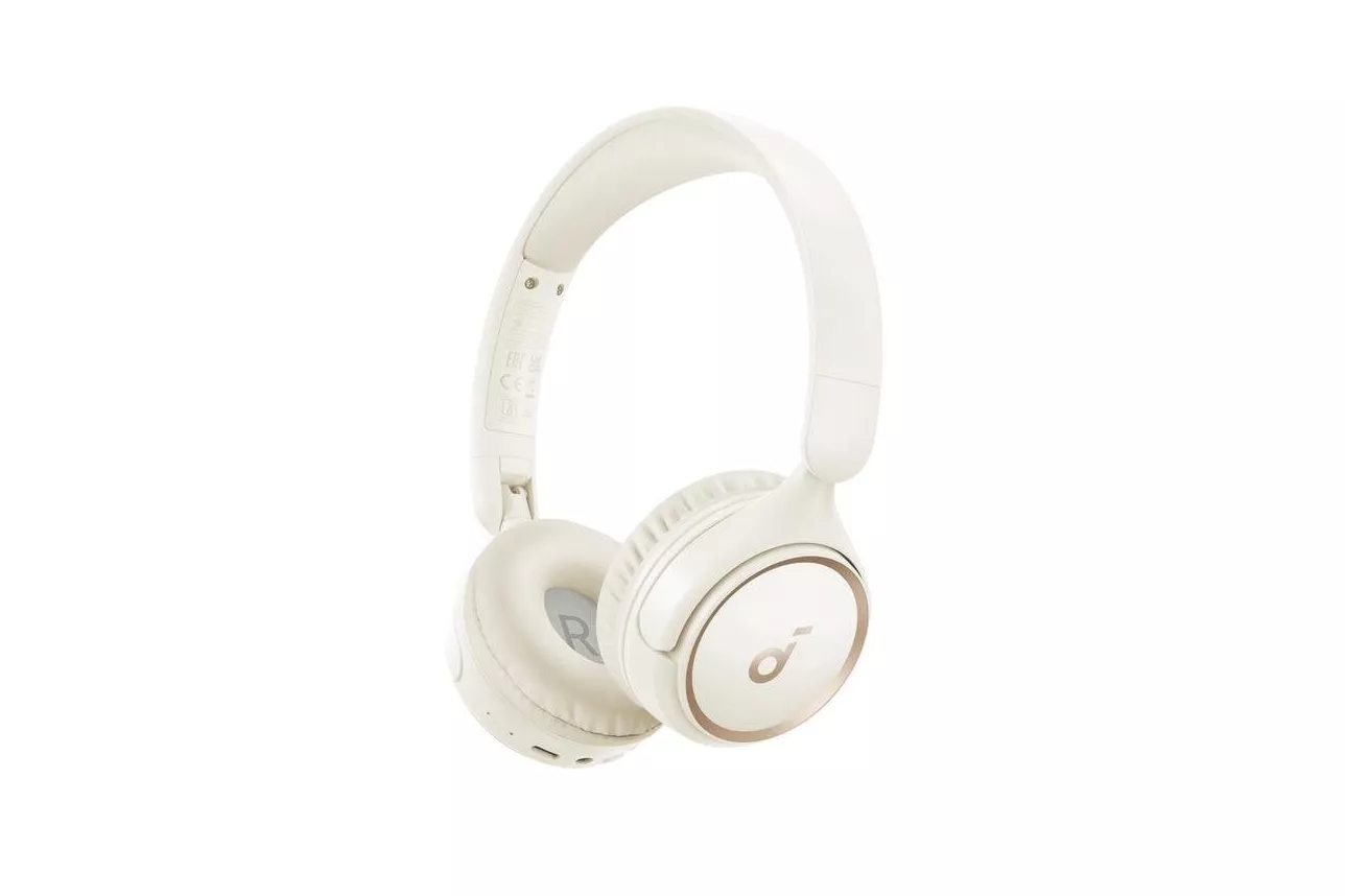 Auriculares Anker H30I inal&aacute;mbricos Bluetooth para llamadas y m&uacute;sica blancos