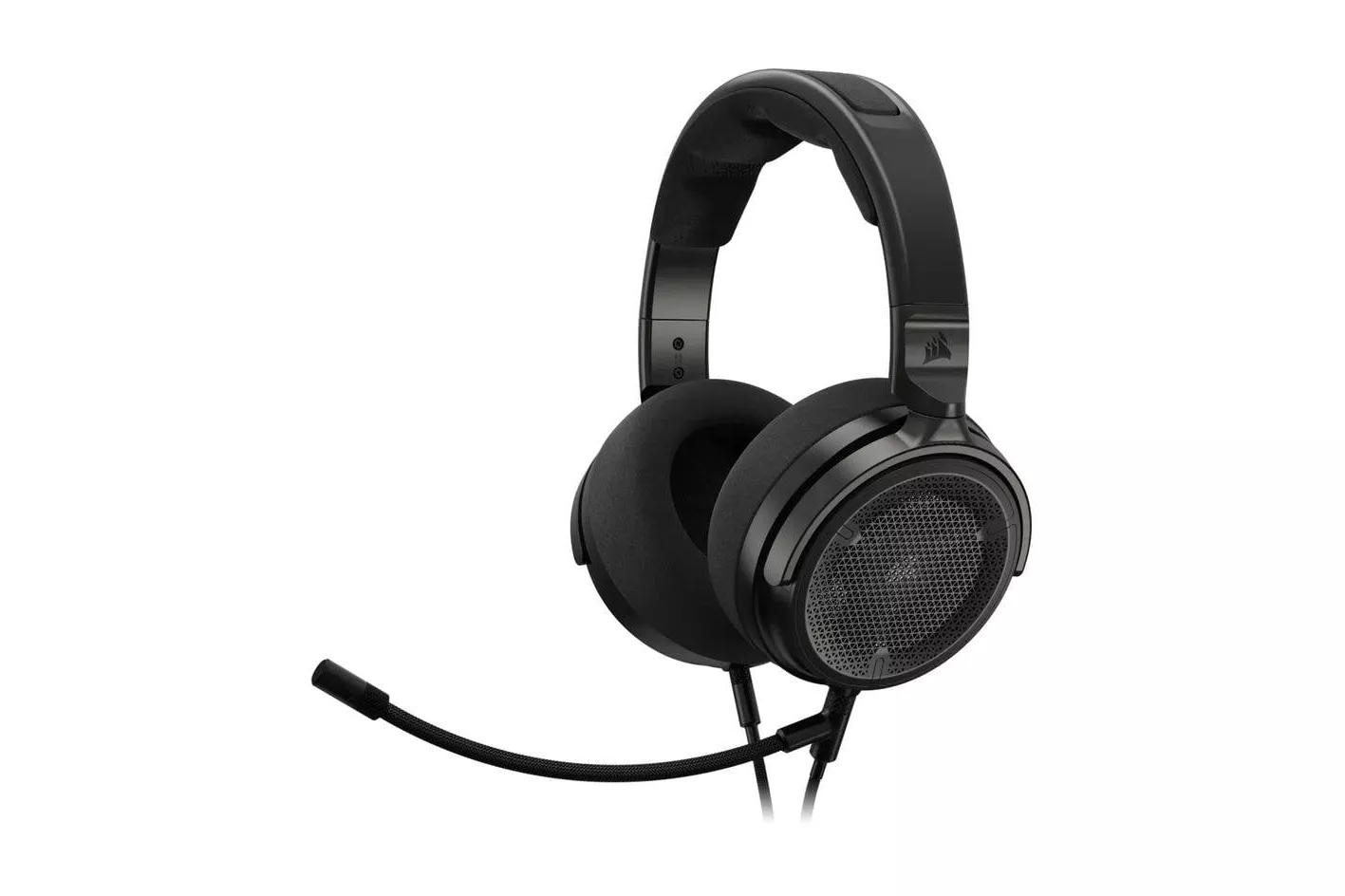 Auriculares Corsair VIRTUOSO PRO con cable, conexi&oacute;n al&aacute;mbrica, gaming, micr&oacute;fono extra&iacute;ble, negros
