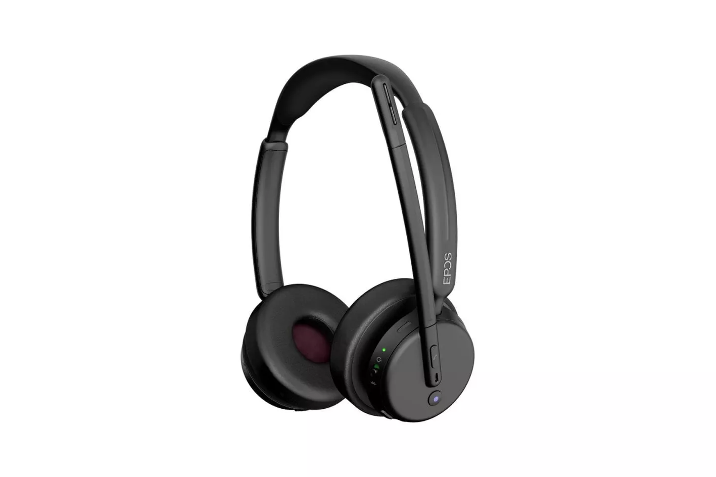 Auriculares EPOS Impact 500 MS UC inal&aacute;mbricos Bluetooth con Cancelaci&oacute;n de Ruido, micr&oacute;fono y USB-C, negros
