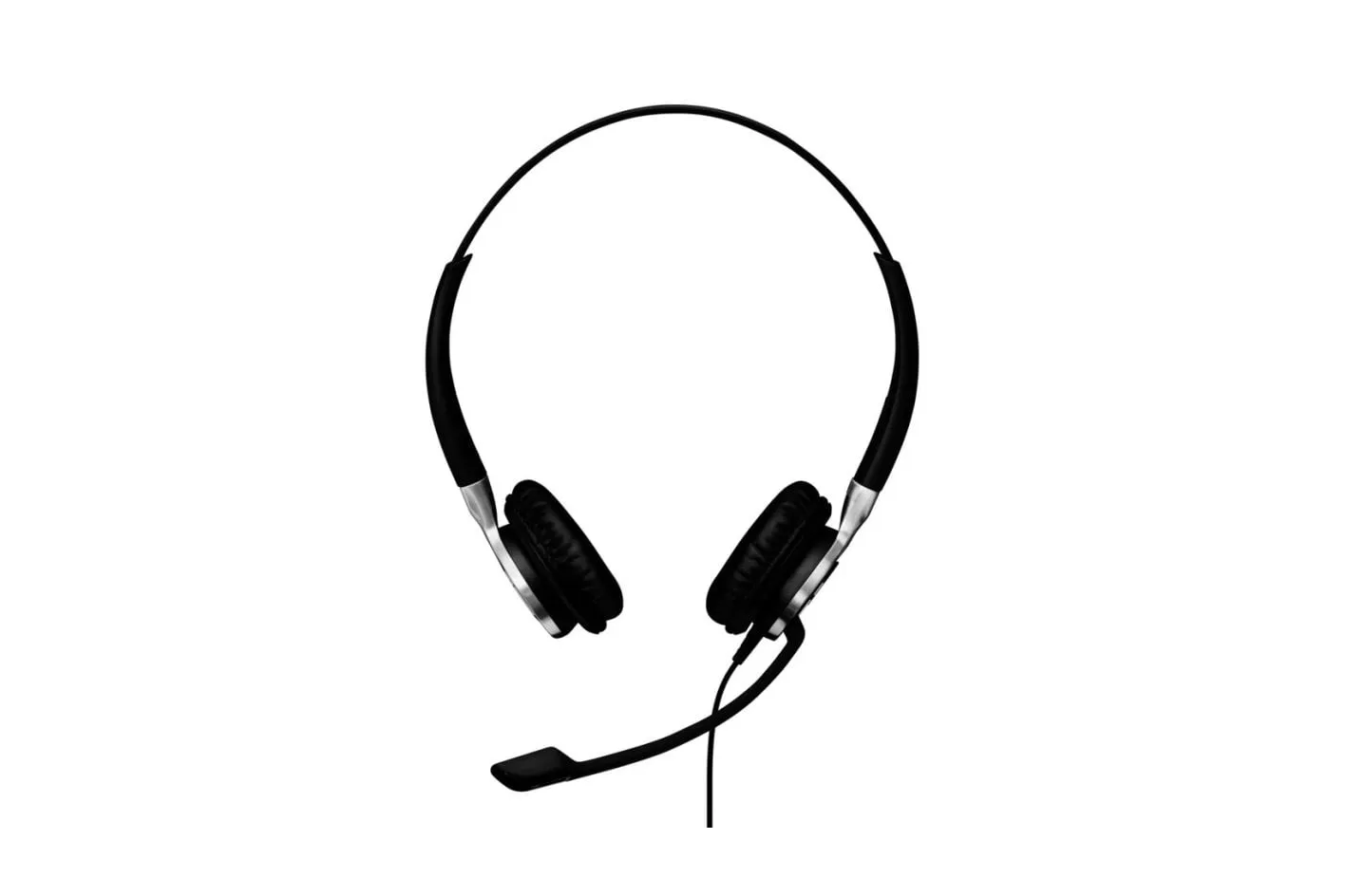 Auriculares EPOS IMPACT SC 660 TC con cable, cancelaci&oacute;n de ruido, micr&oacute;fono unidireccional, negro y plata
