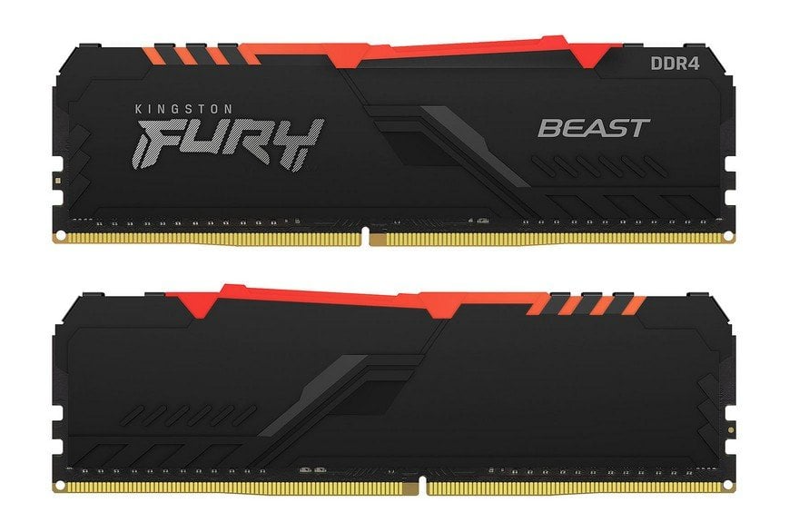 Kingston FURY Beast RGB DDR4 2666 MHz 16GB 2x8GB CL16: Comparador de ...