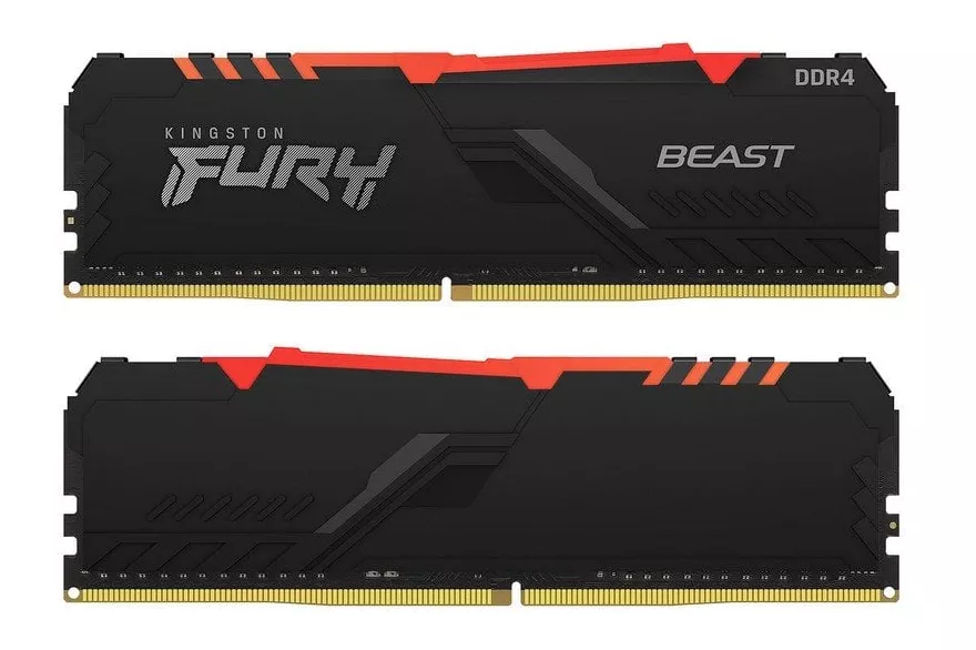 Kingston FURY Beast RGB DDR4 2666 MHz 16GB 2x8GB CL16