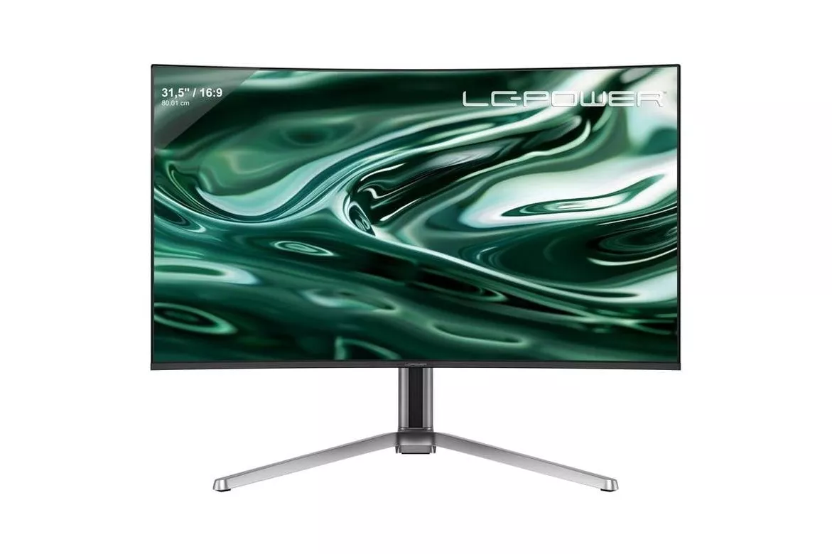 Monitor 2-POWER LC-M32UCO 31,5" UltraHD 4K 165Hz QD-OLED Curvo HDR10 Ajuste altura