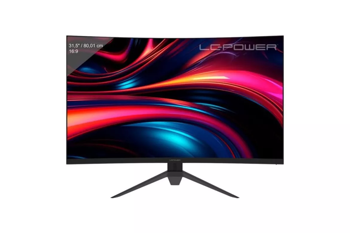 Monitor 2-POWER LC-M32QC 32" Quad HD 180Hz VA Curvo FreeSync Premium Ajuste altura