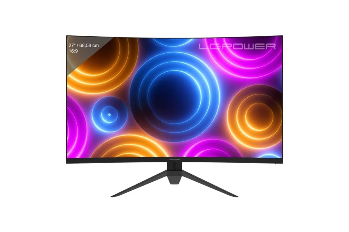 Monitor 2-POWER LC-M27QC 27" Quad HD 180Hz VA Curvo FreeSync Premium 1ms