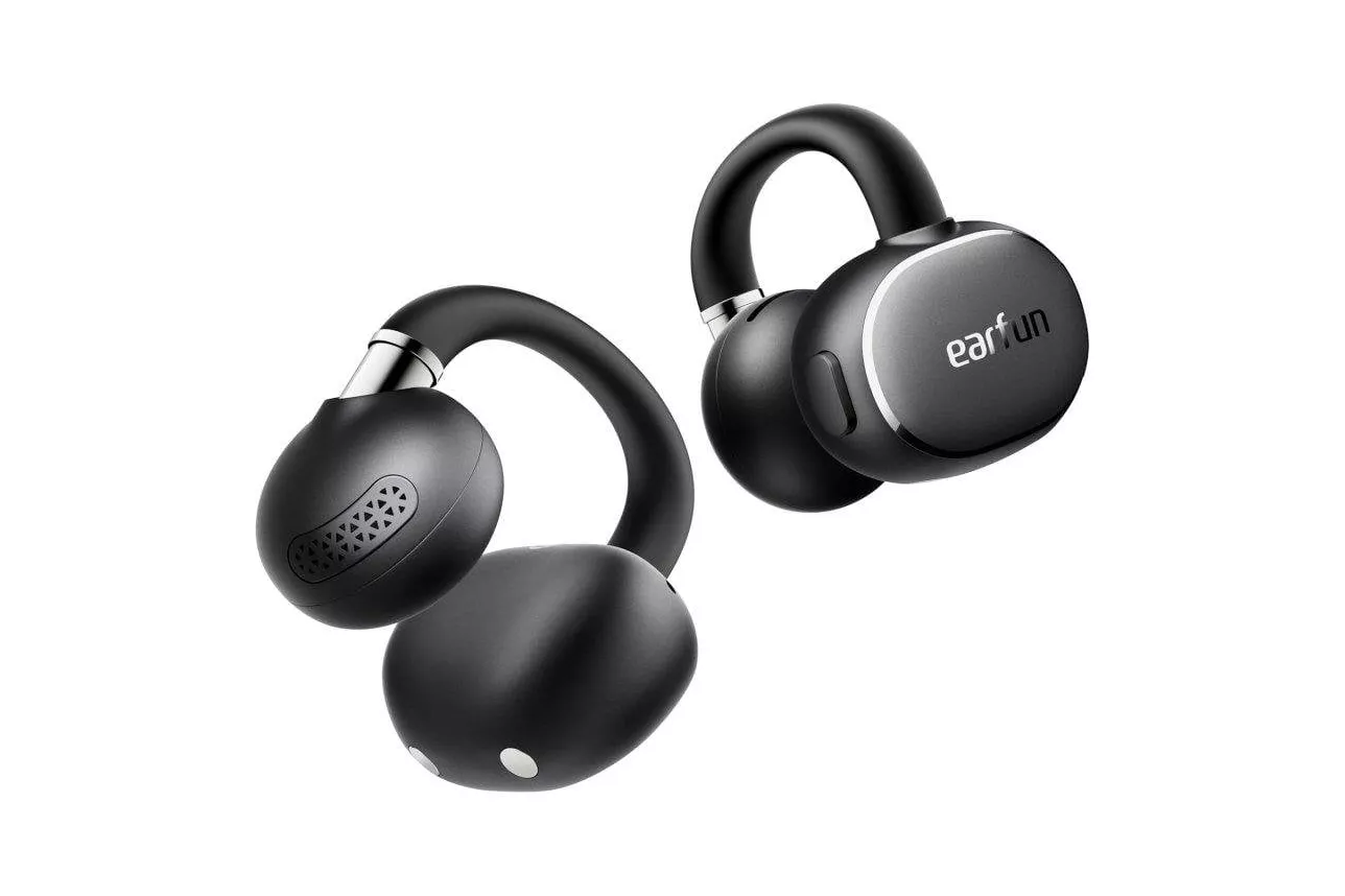 Auriculares Fargo inal&aacute;mbricos Bluetooth 6.0 abiertos con clip, 40 h bater&iacute;a, micr&oacute;fonos IA, IP55