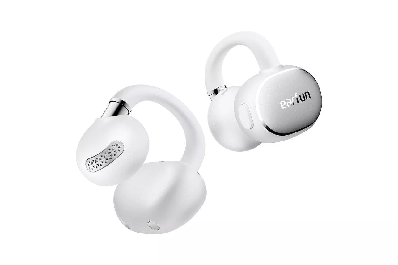 Auriculares Fargo inal&aacute;mbricos Bluetooth 6.0 Open-ear con 4 micr&oacute;fonos IA y carga inal&aacute;mbrica