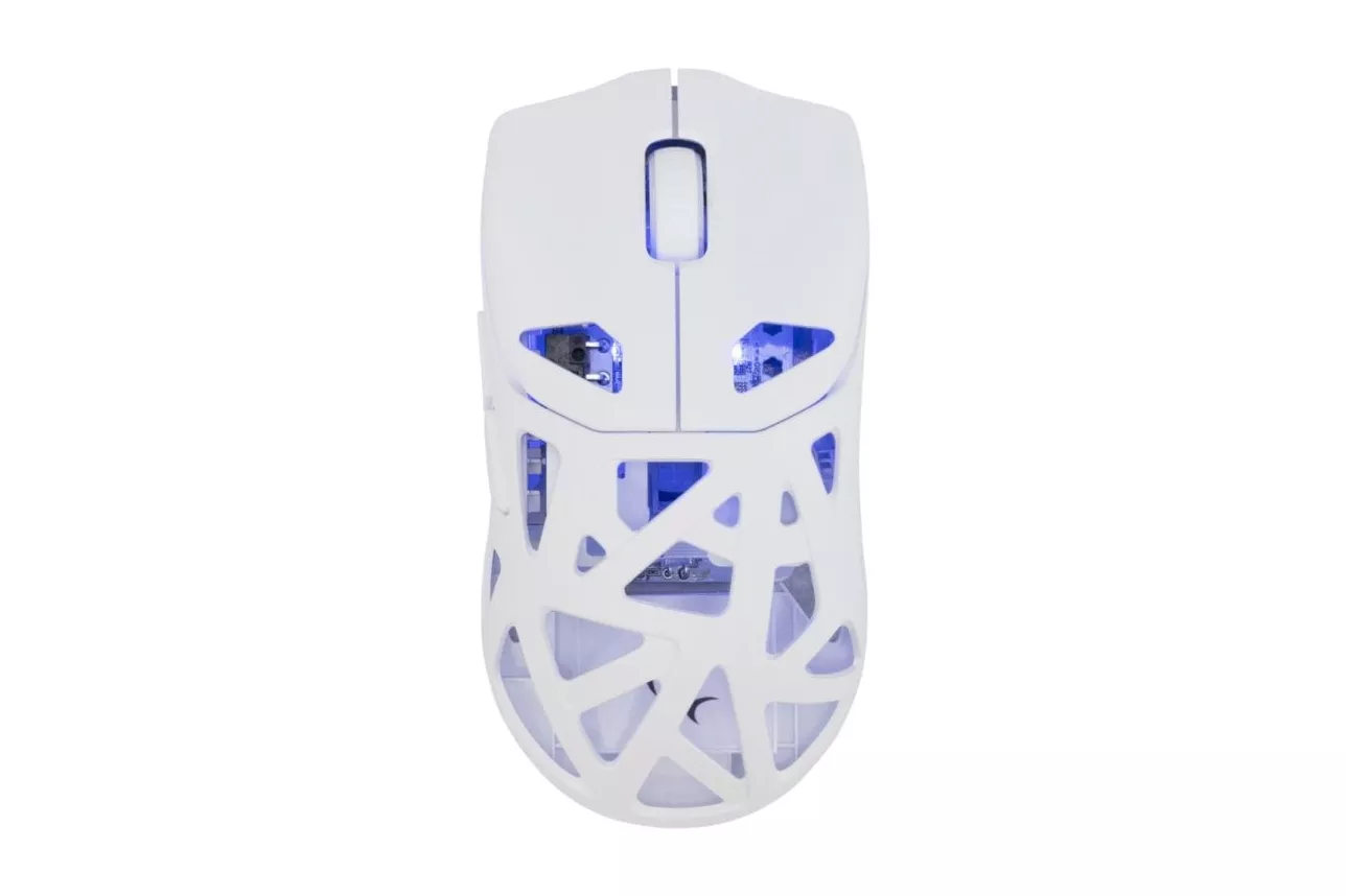 Rat&oacute;n White Shark DAGONET Bluetooth &Oacute;ptico 12000 DPI Blanco 6 Botones