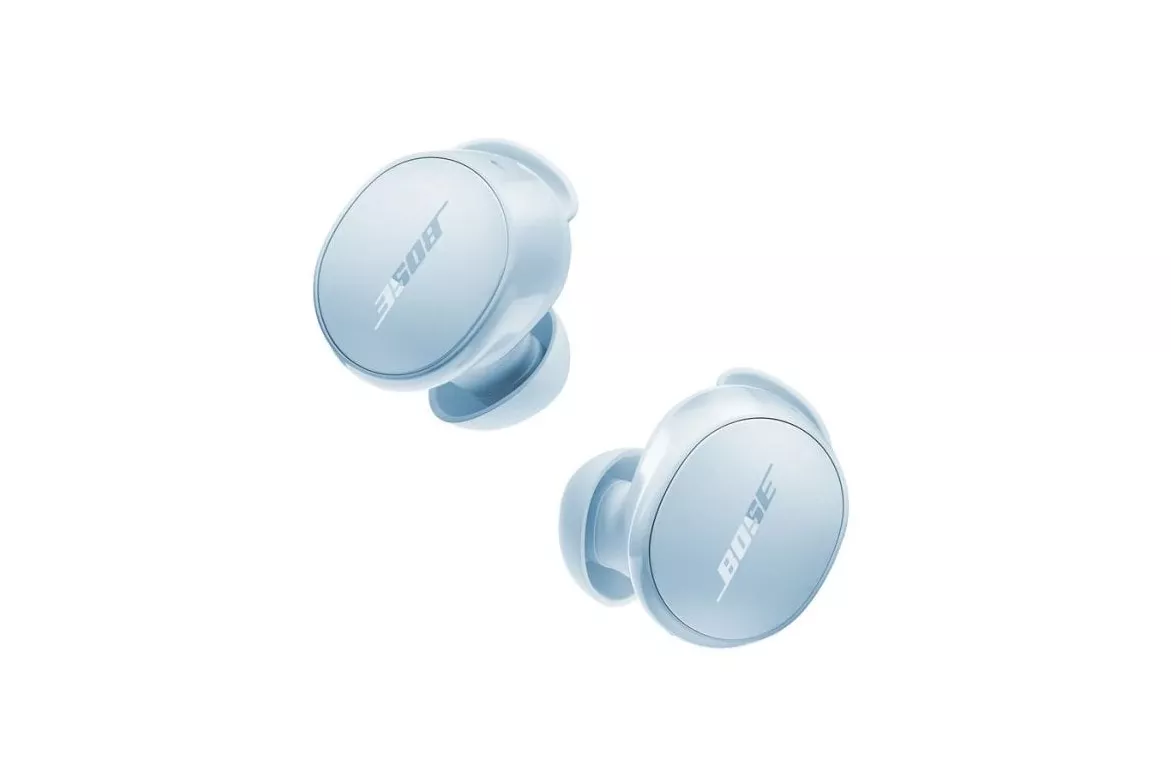 Auriculares Bose QuietComfort inal&aacute;mbricos Bluetooth con Cancelaci&oacute;n de Ruido y carga USB-C, azul hielo