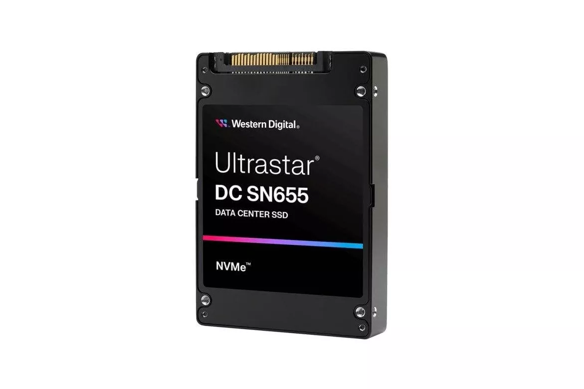 Disco Duro Western Digital Ultrastar DC SN655 3,84 TB SSD U.3 6800 MB/s Cifrado