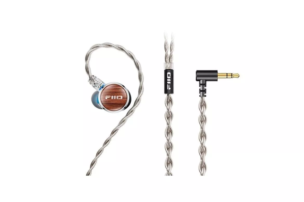 Auriculares Fiio FP3 con cable jack 3,5 mm planar magn&eacute;tico Black Walnut