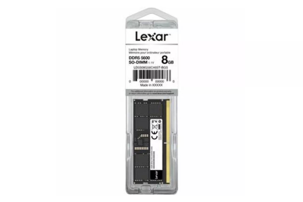 Memoria RAM Lexar LD5S08G56C46ST-BGS 8GB 1x8GB DDR5 5600MHz CL46 SO-DIMM