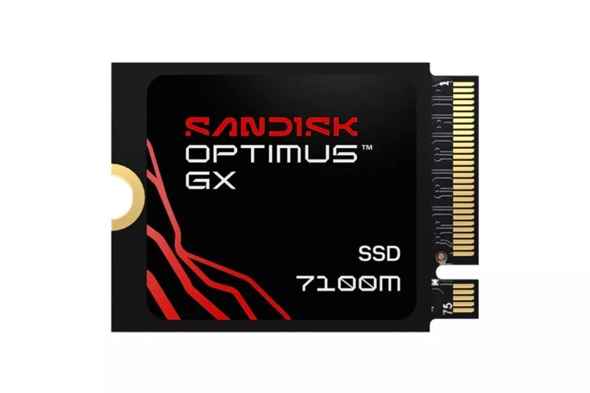 Disco Duro WD SanDisk Optimus GX 7100M 2TB M.2 SSD 7250MB/s Gaming