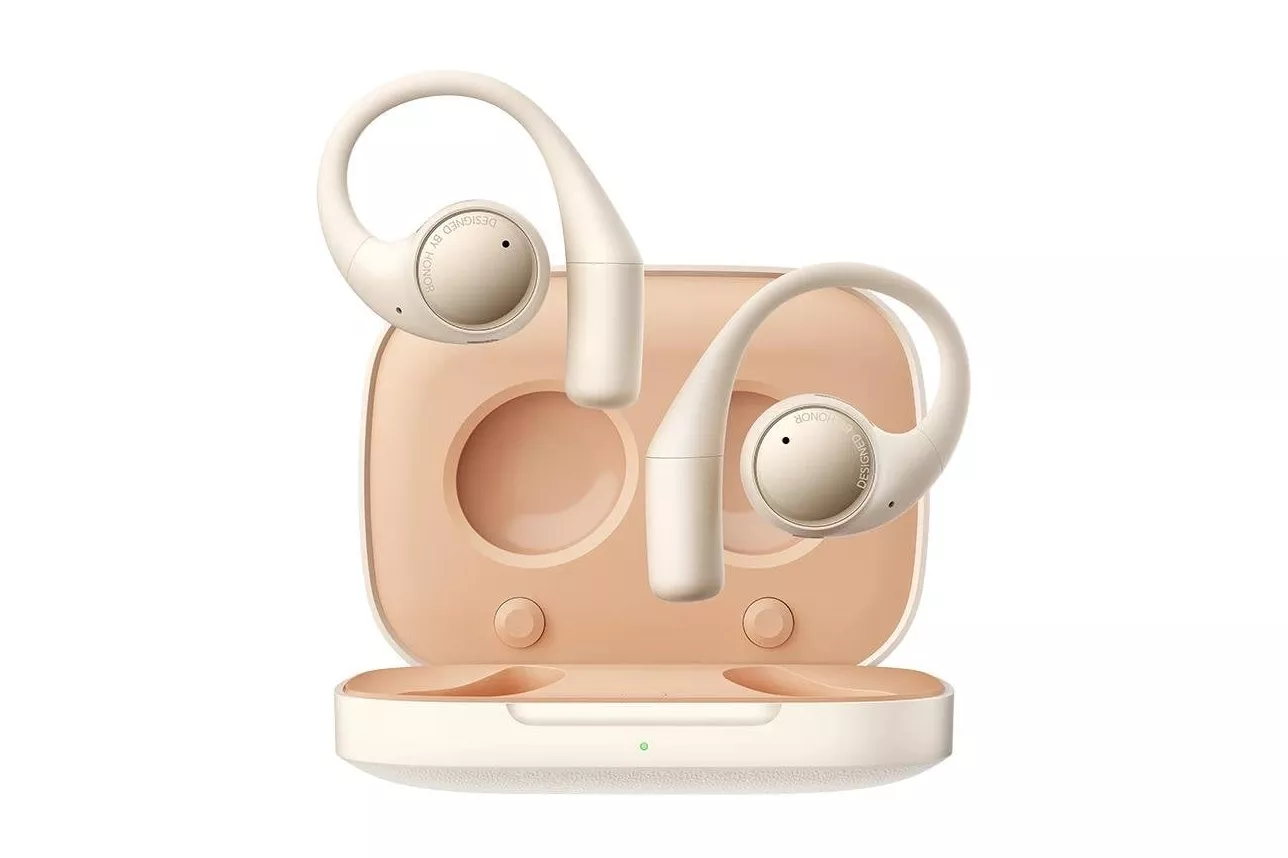 Auriculares Honor Earbuds Open inal&aacute;mbricos Bluetooth con Cancelaci&oacute;n Activa de Ruido, Micr&oacute;fono y protecci&oacute;n IP54, color oro