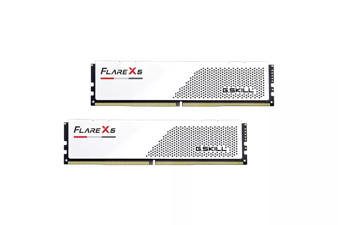 Memoria RAM G.Skill Flare X5 F5-6000J3036F48GX2-FX5W 96GB 2x48GB DDR5 6000MHz CL30 Dual Channel AMD EXPO Blanco