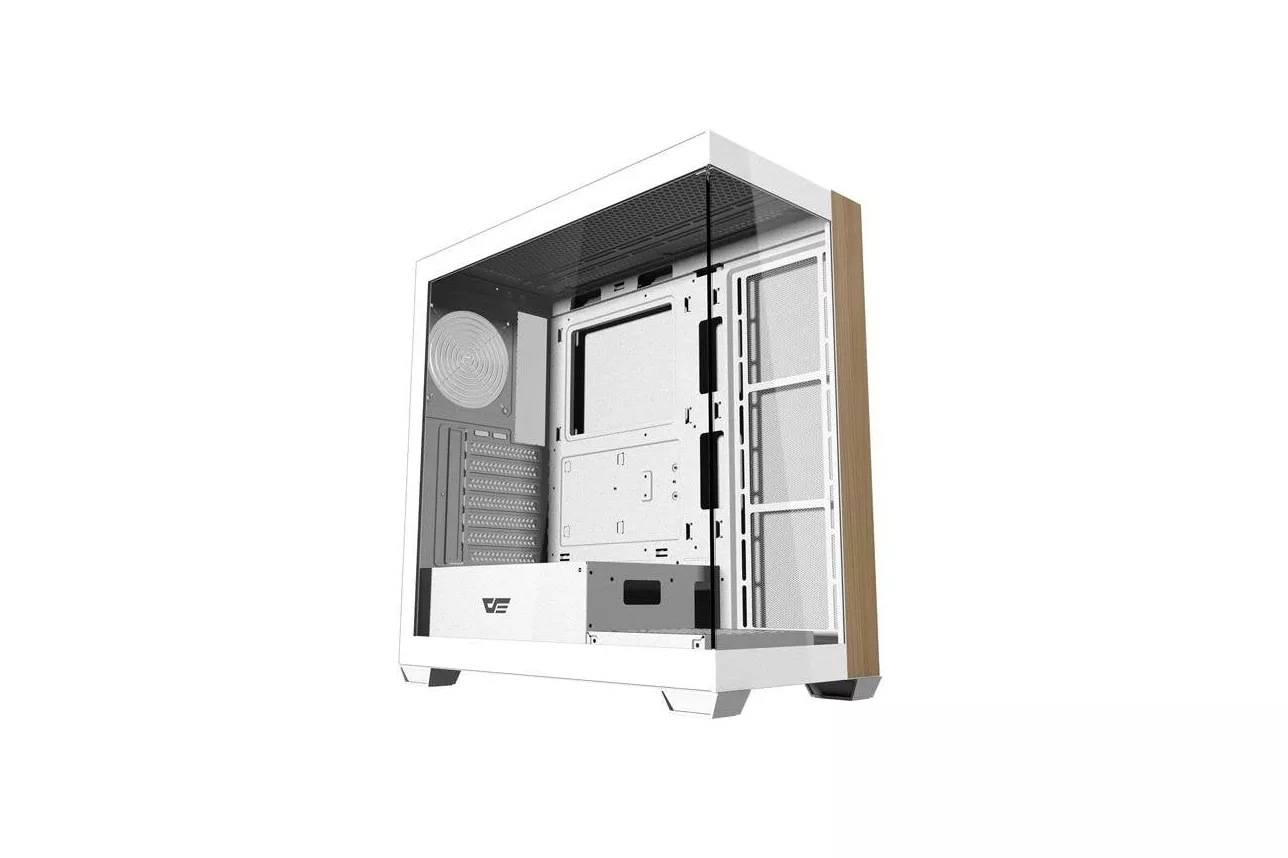 Caja PC Darkflash DS900W Blanca Sin Ventiladores Torre Media