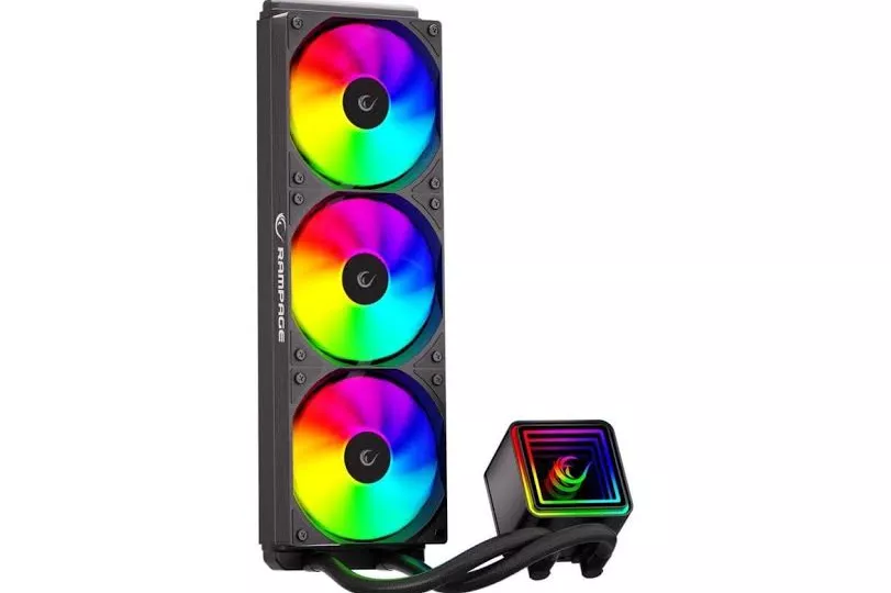 Refrigeraci&oacute;n l&iacute;quida Rampage Infinite V360 360 mm 3 ventiladores ARGB display