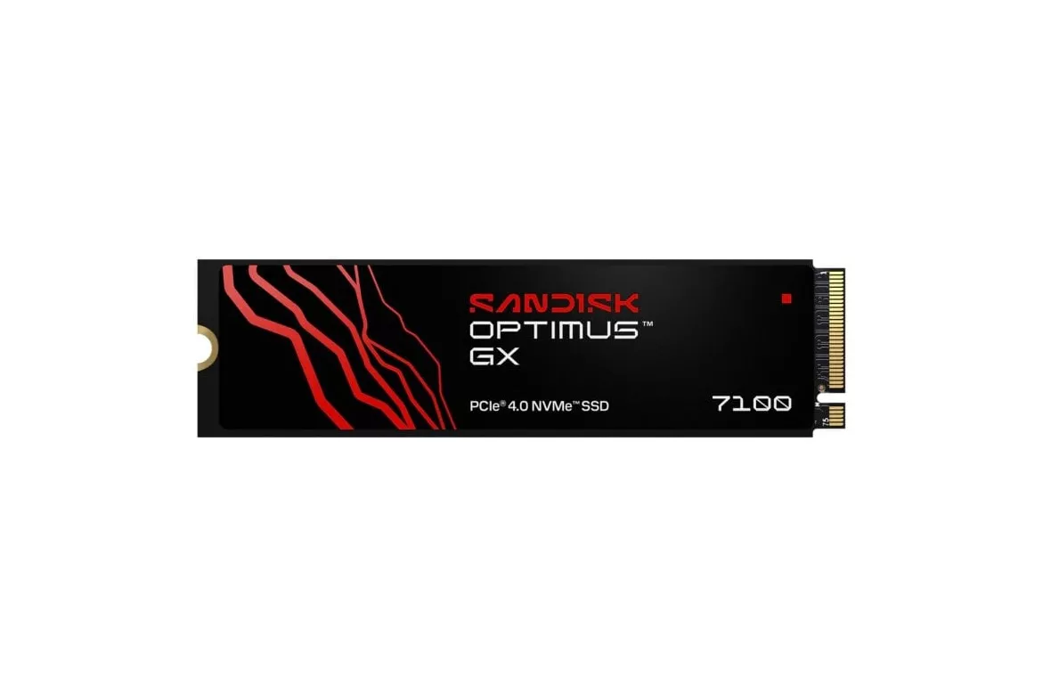 Disco Duro SanDisk Optimus GX 7100 4TB M.2 SSD 7000MB/s Gaming
