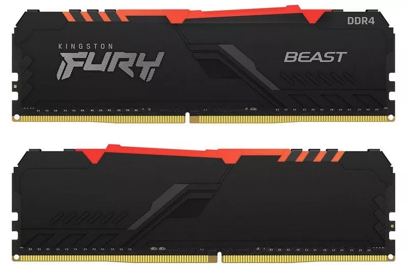 Kingston FURY Beast RGB DDR4 2666 MHz 32GB 2x16GB CL16