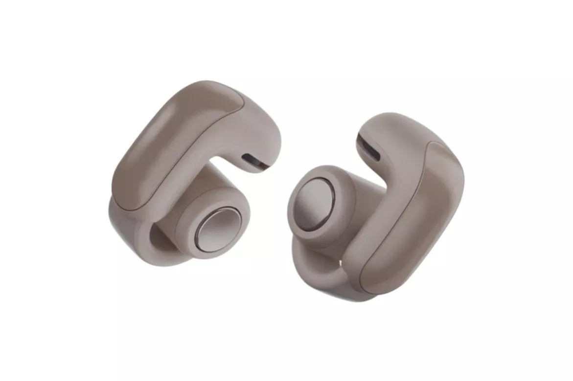 Auriculares Bose Ultra Open Earbuds inal&aacute;mbricos Bluetooth para llamadas y deporte color piedra