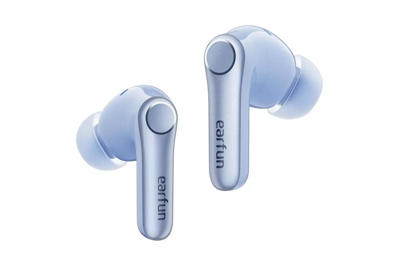 Auriculares Fargo inal&aacute;mbricos Bluetooth con Cancelaci&oacute;n de Ruido, 6 micr&oacute;fonos y IP55 azul
