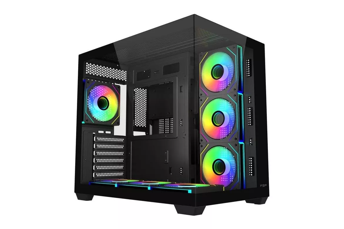 Carcasa FSP M341-BA Midi Tower ARGB Negro