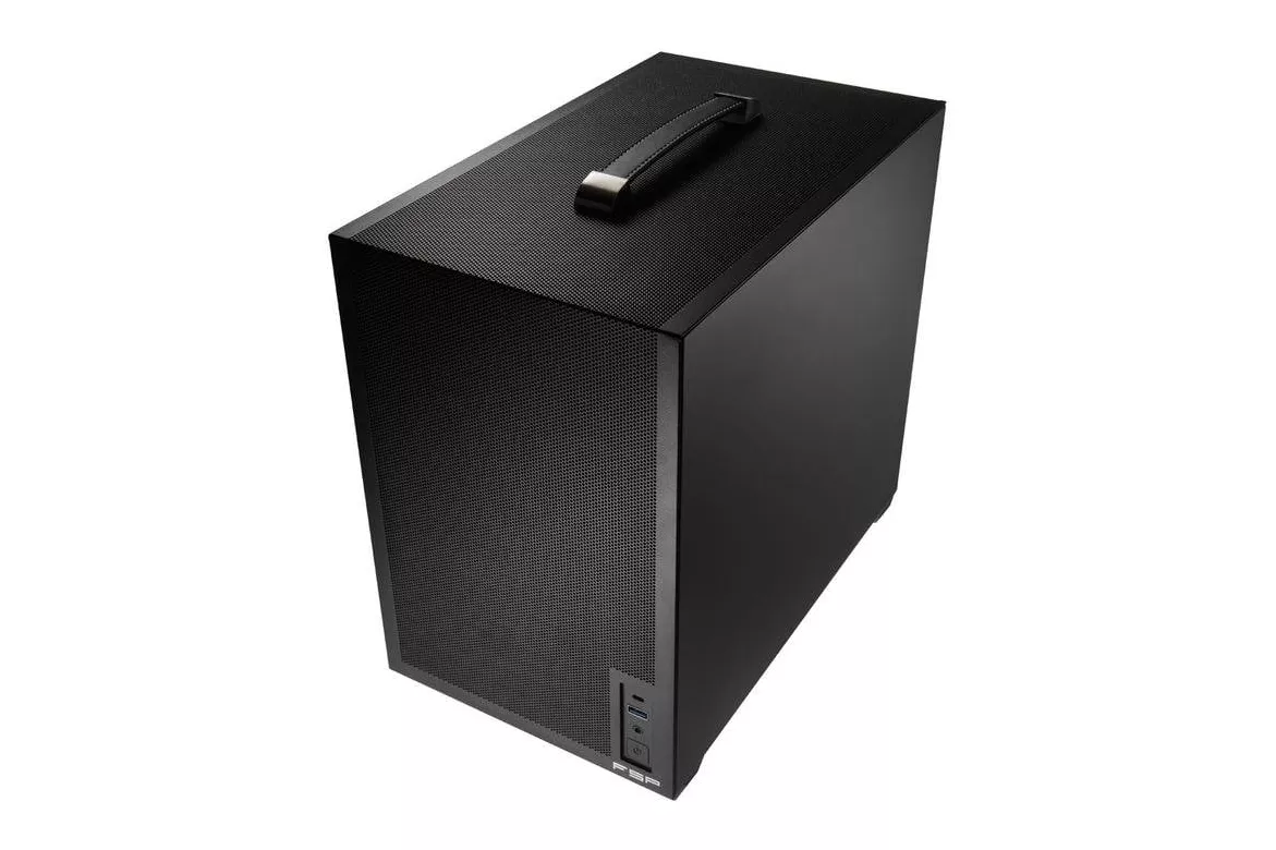 Carcasa FSP S210-B Mini Tower Negro mITX/mATX Cristal Templado
