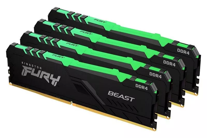 Kingston FURY Beast RGB DDR4 3000 MHz 32GB 4x8GB CL15