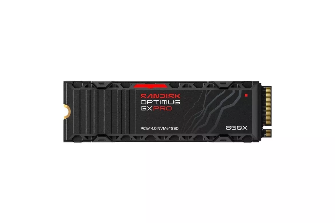 Disco Duro SanDisk Optimus GX PRO 850X 1TB M.2 NVMe 7300MB/s Heatsink