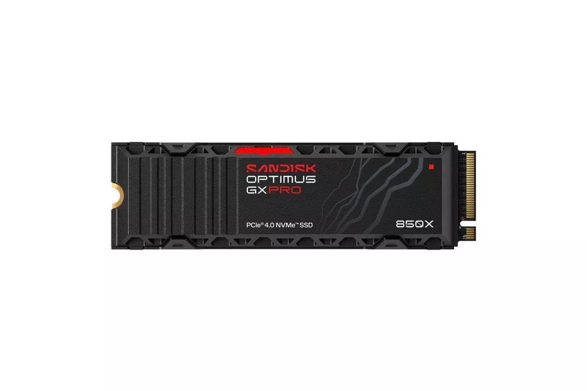 Disco Duro SanDisk Optimus GX PRO 850X 2 TB M.2 NVMe 7300 MB/s Heatsink