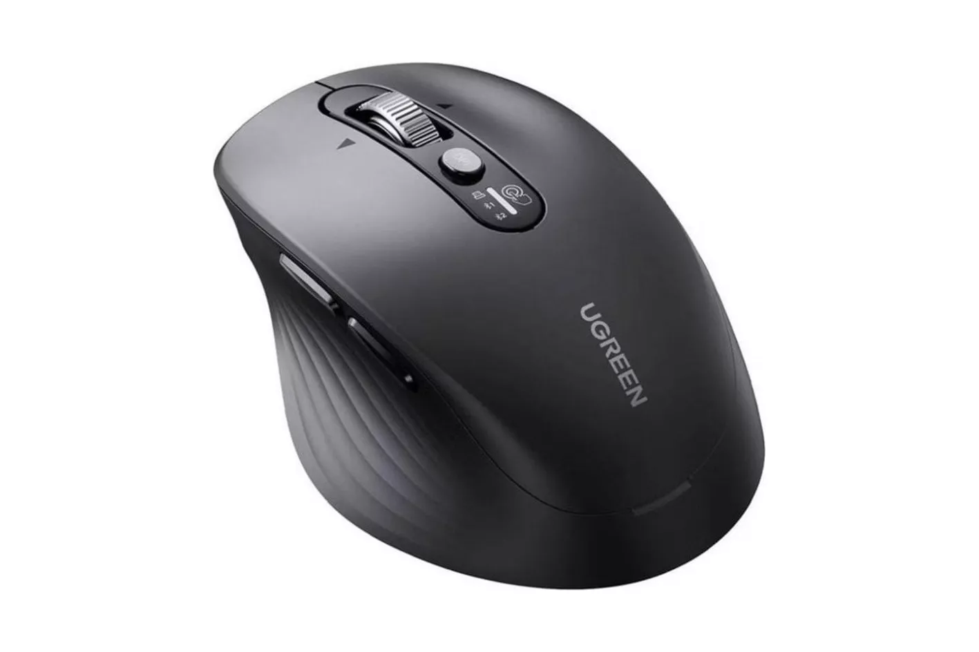 Rat&oacute;n Ugreen M752 inal&aacute;mbrico RF USB negro con scroll y bater&iacute;a
