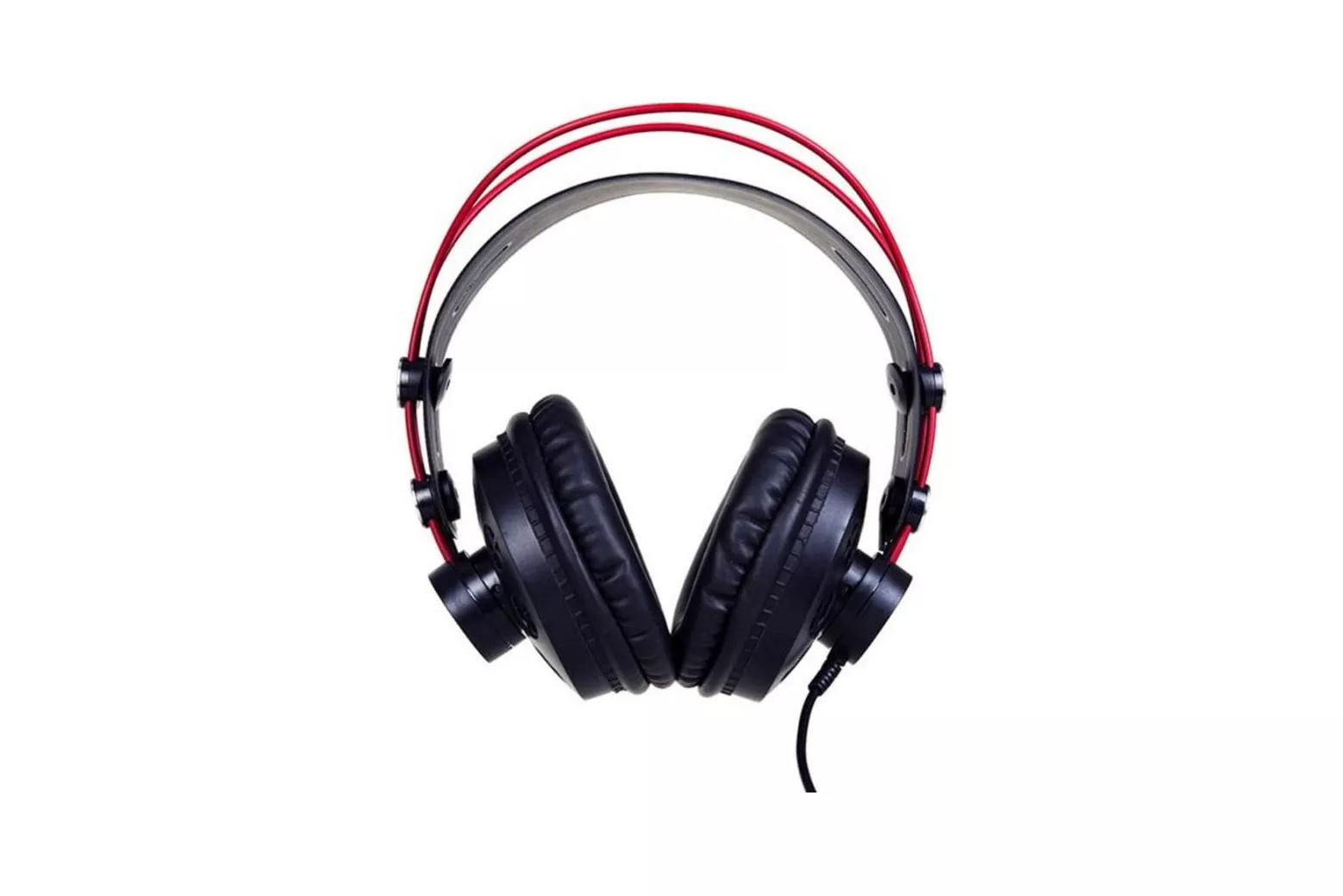 Auriculares ISK HP-580 con cable Mini Jack 3,5 mm, dise&ntilde;o semiabierto rojo