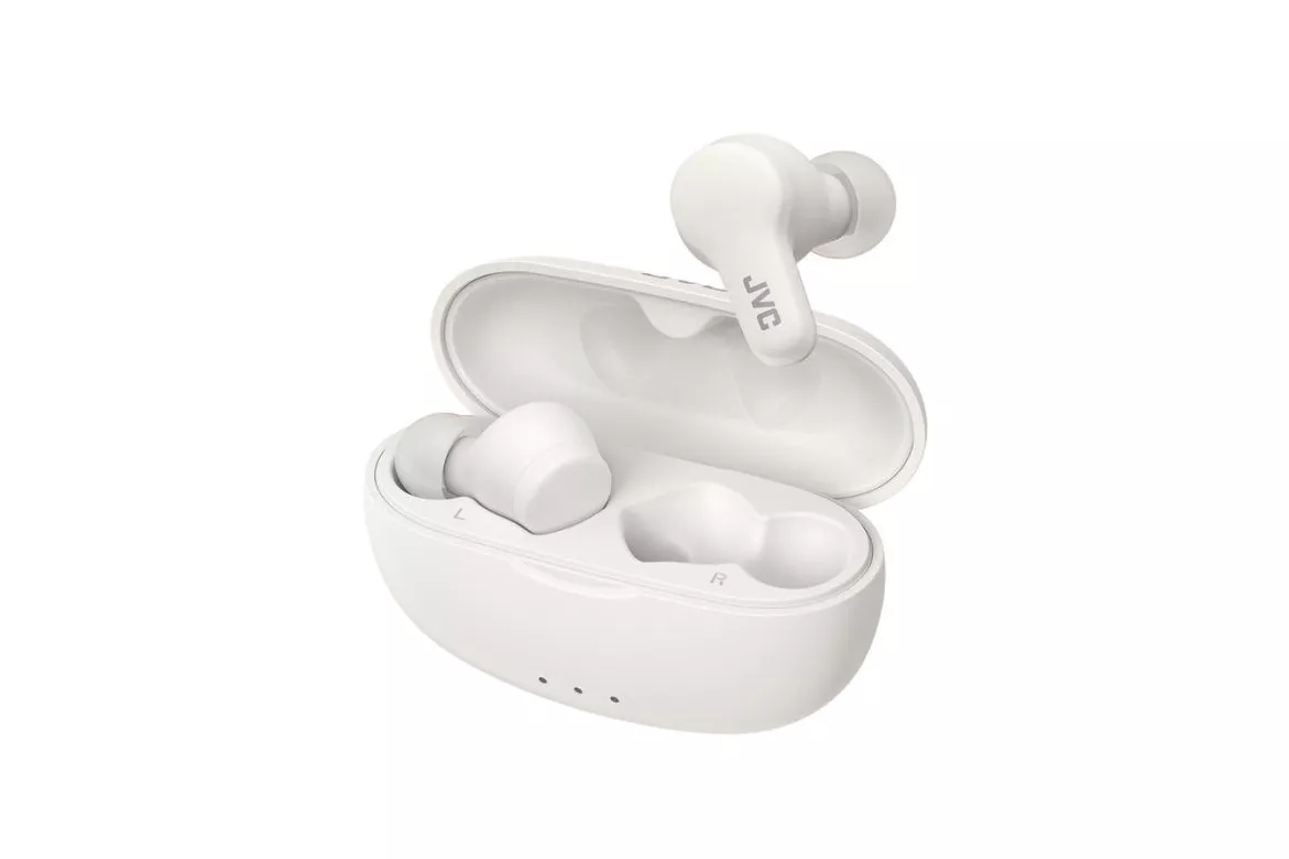 Auriculares JVC HA-A7T2 inal&aacute;mbricos Bluetooth TWS para llamadas y m&uacute;sica blancos