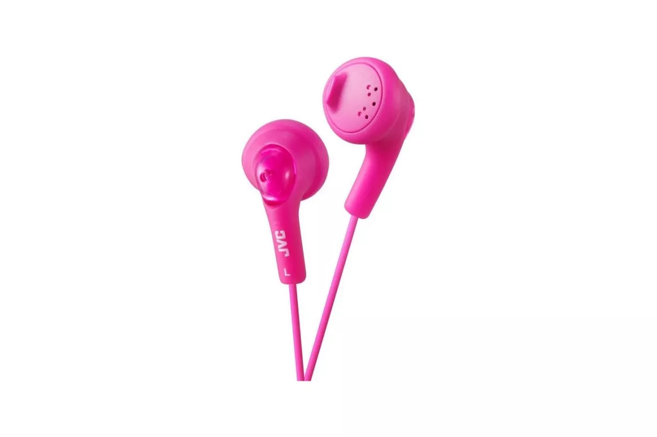 Auriculares JVC HA-F160-P-E con cable, conexi&oacute;n 3,5 mm, uso m&uacute;sica, color rosa