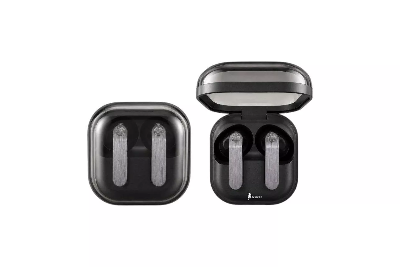 Auriculares Karawan Buds4 inal&aacute;mbricos Bluetooth in-ear para m&uacute;sica y viajes blanco