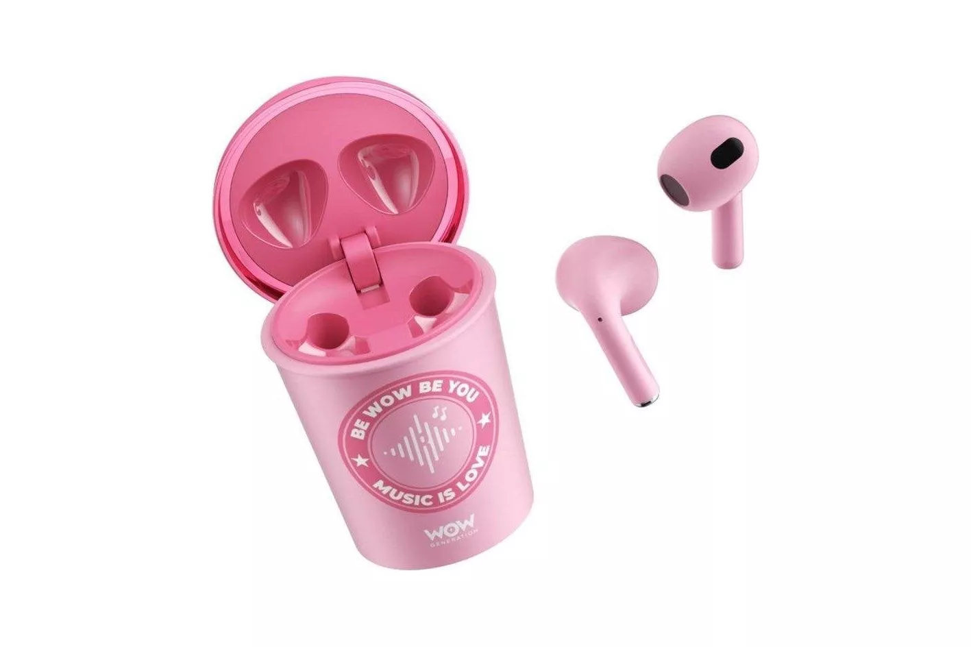 Auriculares Kids Licensing Wow Generation inal&aacute;mbricos Bluetooth para ni&ntilde;os rosa