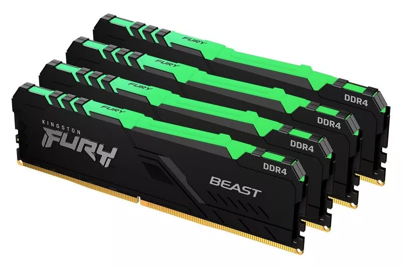 Kingston FURY Beast RGB DDR4 3200 MHz 32GB 4x8GB CL16