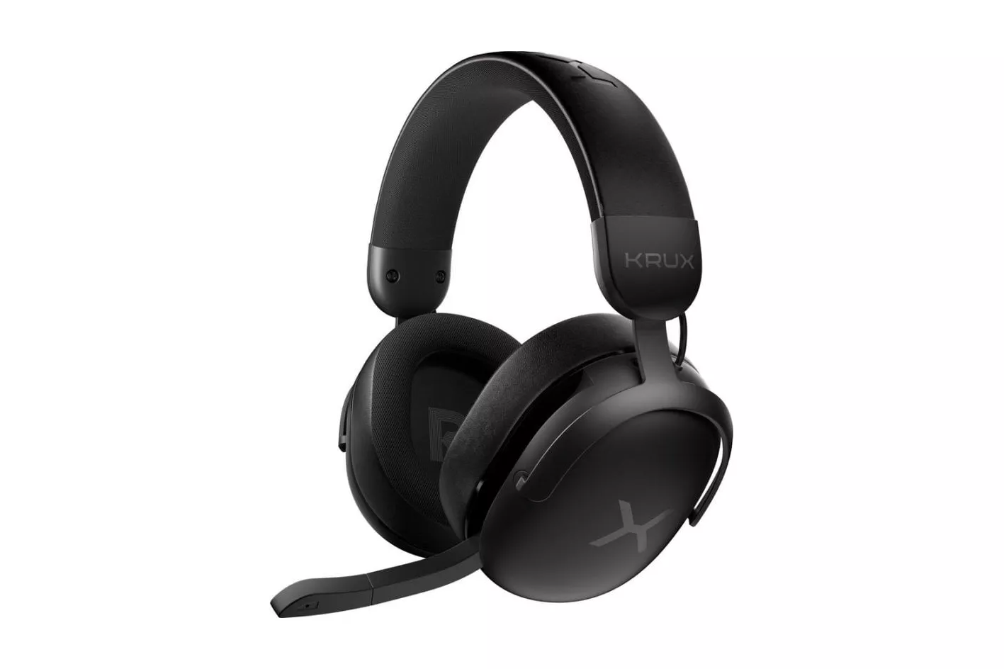 Auriculares Krux Crave Pro Wireless inal&aacute;mbricos USB para gaming y multimedia negros