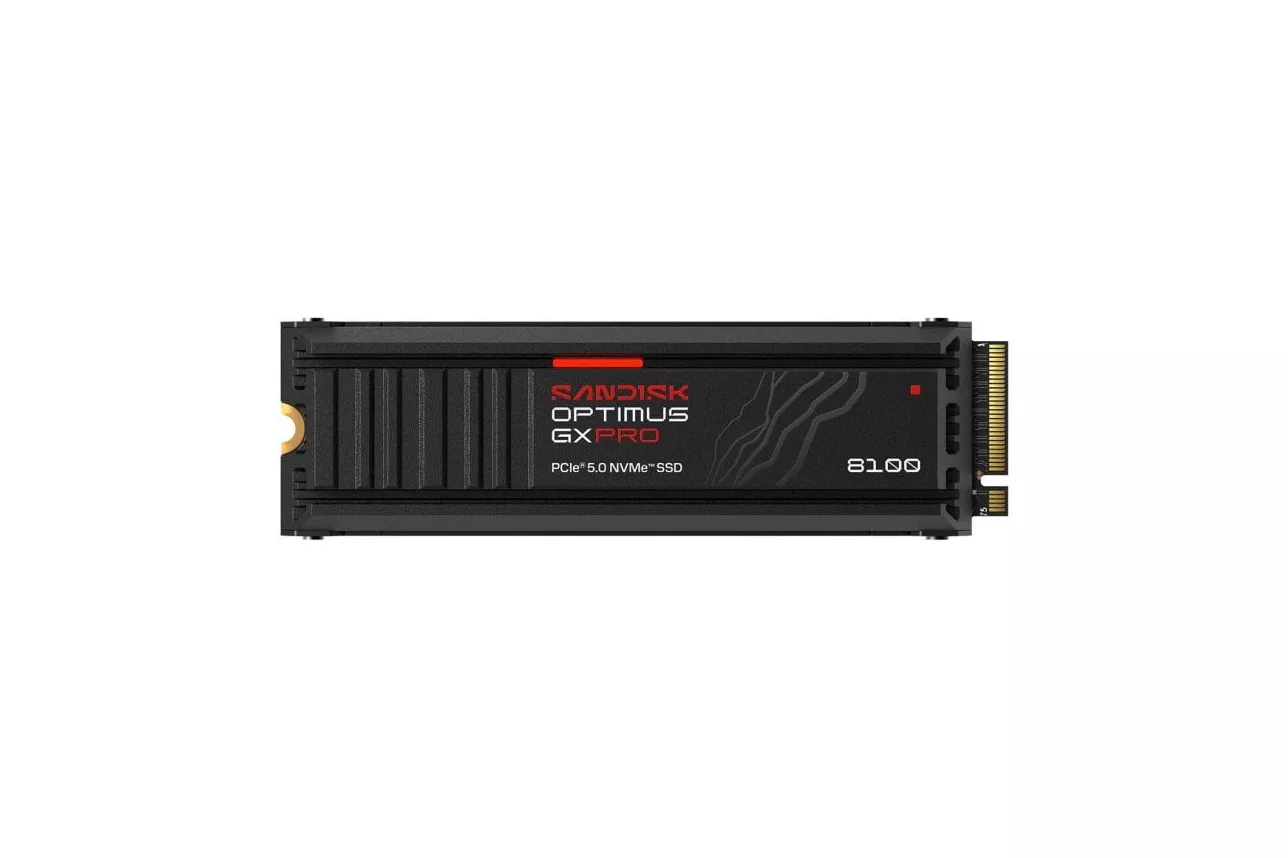 Disco Duro SanDisk Optimus GX PRO 8100 4 TB M.2 SSD 14900 MB/s Heatsink