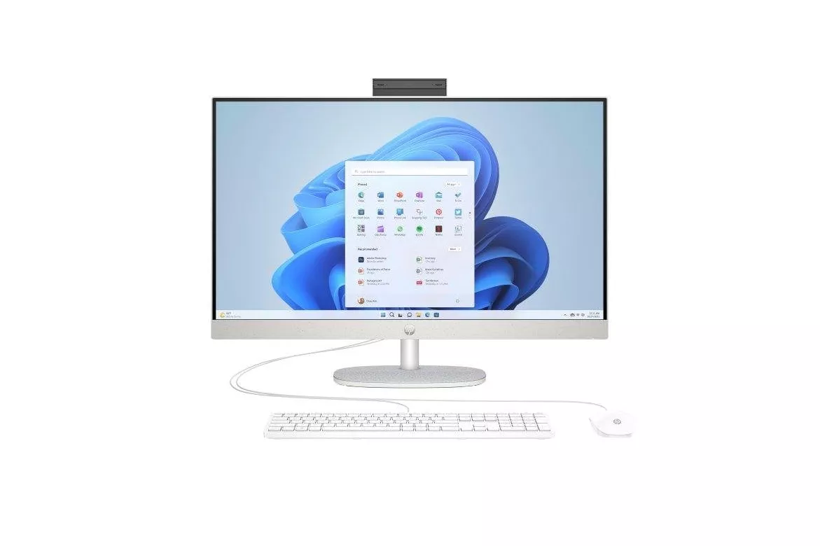 Ordenador Todo en uno HP 27-cr0129ns Intel Core i5-1335U 16GB 512GB SSD Iris Xe 27" FreeDOS Blanco