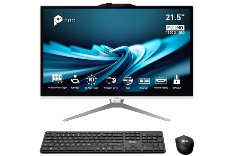 Ordenador Todo en uno MSI Pro AP222T 14MA-613EU Intel Core i3-14100 8GB 512GB SSD 21.5" Windows 11 Home Pantalla t&aacute;ctil + Teclado y Rat&oacute;n