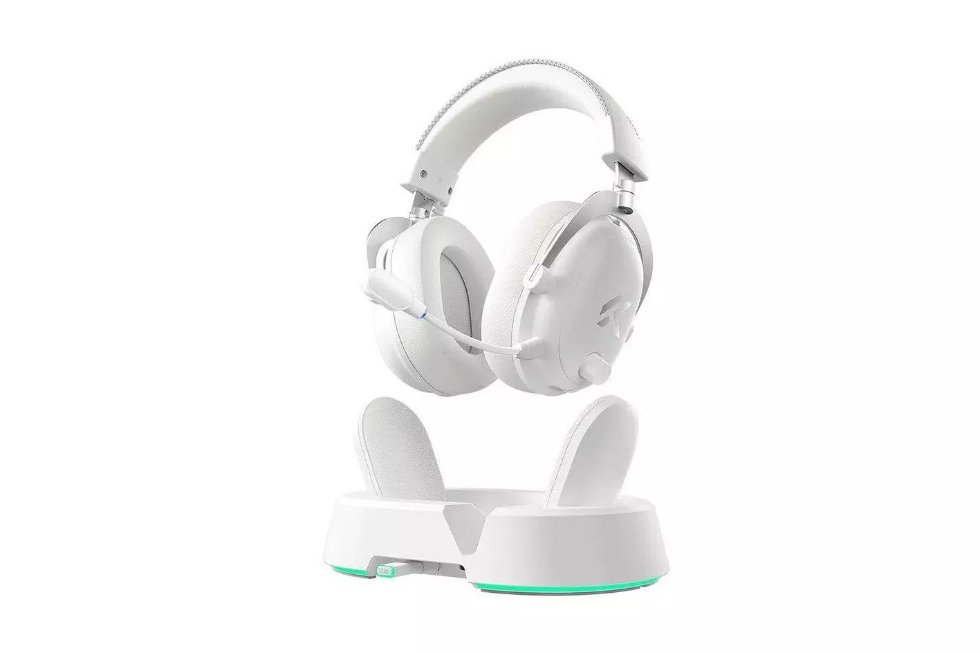 Auriculares Mchose HW-V9-11 inal&aacute;mbricos Bluetooth/RF 2.4 GHz gaming blancos